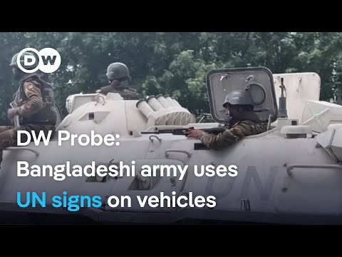 Bangladesh deploys vehicles marked UN to quell student protests | DW News