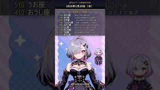 【星乃ステラ】水曜の夜、のぞき見いく｜5/20 星座占い #shorts