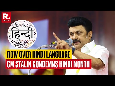 Row Over Hindi Language Month Celebration In Tamil Nadu, CM Stalin Condemns Hindi Month