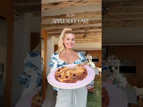 RECIPE 🍰 Apple Slice Cake, 218kcal & no added sugar