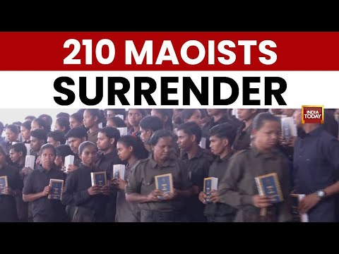 Historic Surrender: 210 Maoists Lay Down Arms In Bastar, Chhattisgarh | Reporter Diary | India Today