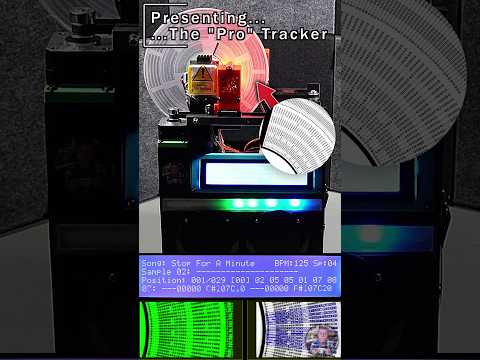 Playing Physically Printed Protracker Modules - Song: Stop for a Minute! #amiga #protracker #modfile