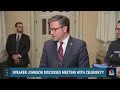 Speaker Johnson addresses meeting with Ukrainian President Zelenskyy  - 02:59 min - News - Video