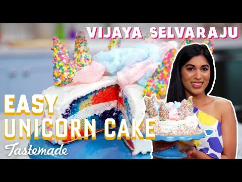 Easy Unicorn Cake I Vijaya Selvaraju