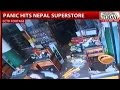 Caught On Camera: Panicked Shoppers Run As Quake Hits Nepal