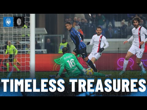 Atalanta 3-2 Milan 2023/24 ⚽🔙 | Timeless Treasures ⏳✨ | Extended Highlights 📺⚫🔵