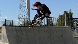 Skate demo at Fresno skatepark
