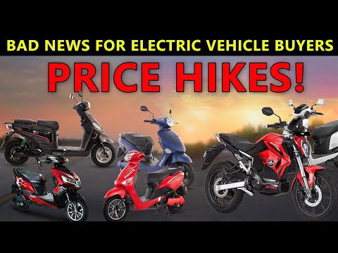 Electric Bike, Electric Scooters New Prices in India 2021