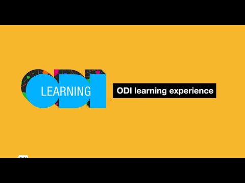 The ODI learning experience