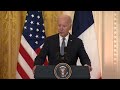 Biden hosts a joint press conference with President Emmanuel Macron of France  - 41:58 min - News - Video