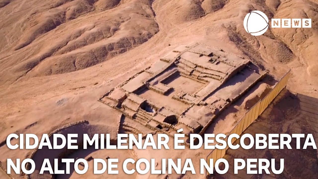 Cidade milenar é descoberta no alto de colina no Peru