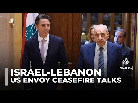 Lebanon ceasefire talks: US envoy hopes for deal despite new Israeli strikes