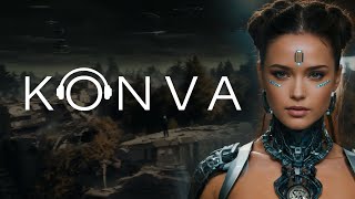 KONVA — ПОЛЕ | Official Video | 2024, Первый музыкальный проект, где вокалистка Нейросеть!