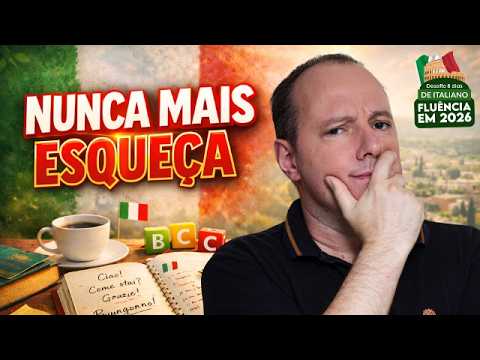 Como nunca esquecer o que você estudou em italiano (+ Pai Nosso) | AULA 02 | 8 DIAS DE ITALIANO