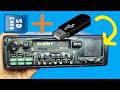 How To Add USB Memory and SD Card TO Any Old CAR  Stereo