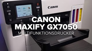 Vidéo-Test Canon Maxify GX7050 par Computer Bild
