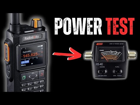 Radioddity GA-5WB Dual Band Ham Radio - Power Test