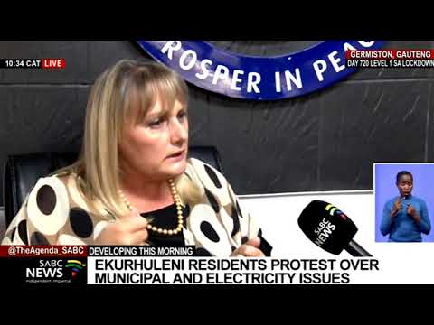 Communities in Ekurhuleni protest over municipal and electricity issues: Mayor Tania Campbell