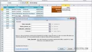 Función BUSCARV en Excel - YouTube