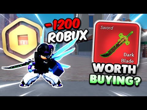 Is DARK BLADE Really Worth $1,200 ROBUX In Blox Fruits..? (Bounty Hunt)