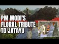 PM Modi Sprinkles Flowers On Jatayus Idol At Ayodhya Ram Temple