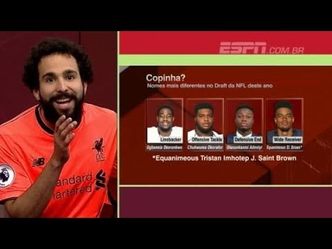 NFL Draft: Murilo Couto lê os nomes mais bizarros das promessas da Liga 🤣