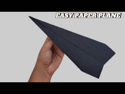 NEW STYLE EASY PAPER PLANE | MOST EASIEST PLANE EVER | HOW TO MAKE A PAPER PLANE ✈️✈️
