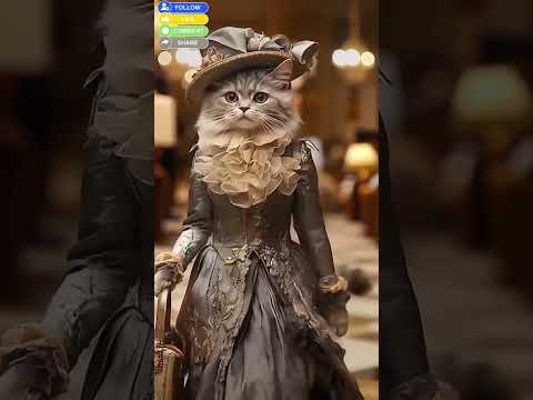 Catwalk Queen 😻 | The Most Stylish Cat on the Runway! 👜✨