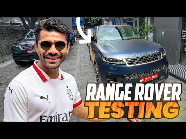 पहली बार चलायी 1CR की Car Range Rover Velar | Vlog No .288