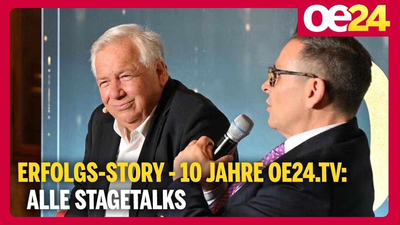 Erfolgs-Story - 10 Jahre oe24.TV: Alle Stagetalks