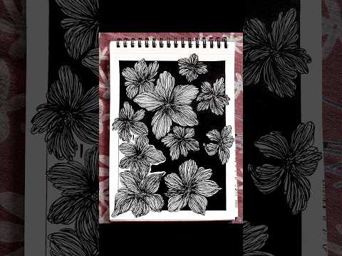 Easy Doodle art 🖤#shorts #Art #trending
