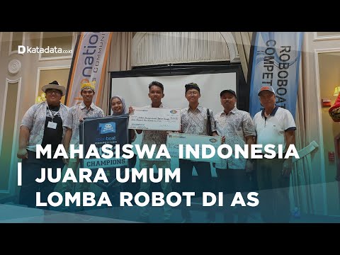 Prestasi Barunastra ITS Juara Umum Kompetisi Robot Kapal Internasional di AS | Katadata Indonesia