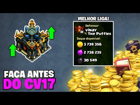 COMPRE ESSE ITEM HOJE ANTES DO CV17! DESCOBRI A ÚNICA E MELHOR LIGA PRA FARMAR NO CLASH OF CLANS!