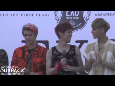 130615 EXO 청량리팬사인회 - 서로 장난치는 루한 타오 (+타오의 나비소녀)