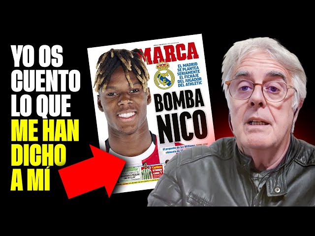 💥EL MADRID SE PLANTEA FICHAR A NICO WILLIAMS SEGÚN MARCA | OS CUENTO MI INFORMACIÓN