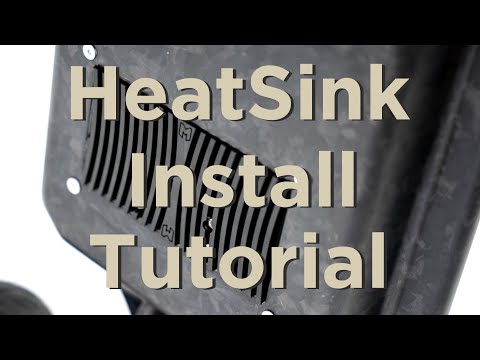 Electric Skateboard HeatSink Install Tutorial
