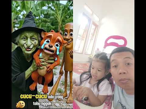 tungtungsahur dan nenek sihir #funny #animasi #cartoon #comedy #neneksihir #trendingshorts #tungtung