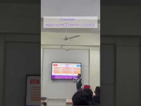 Classroom - Index Homoeopathy College, Indore  #indexhomoeopathycollege #college #classroom  #shorts