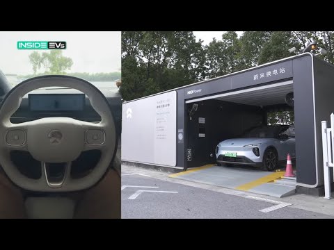 5-Minute Recharge? NIO ES6 Battery Swap Technology in Action!