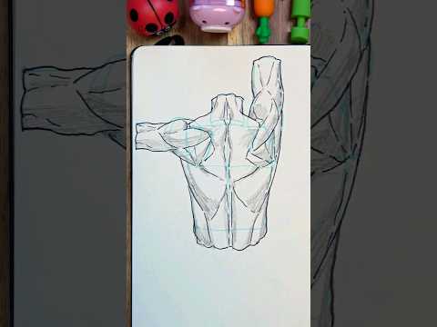 Drawing angry back muscles✏️Drawing a <strong>Human</strong> <strong>Body</strong>✏️