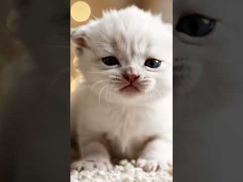 Funniest Baby White Kitten Ever 😹 | Viral Cute Cat Video