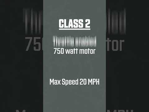 What is a Class 2 eBike?