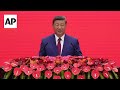 Humanity faces a choice between peace and war, Xi says at China military parade