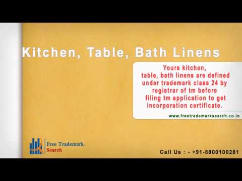 Trademark Class 24 | Fabrics - YouTube