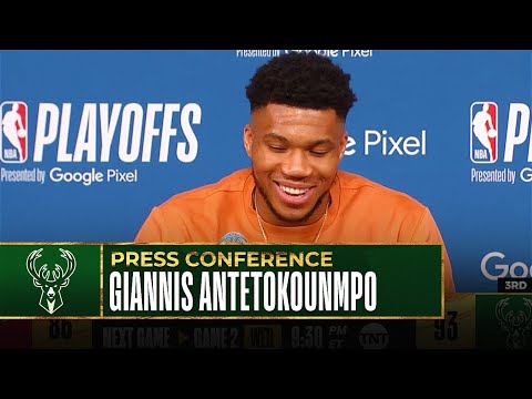 Giannis Antetokounmpo Talks Game 1 vs Bulls | Post Game Press Conference
