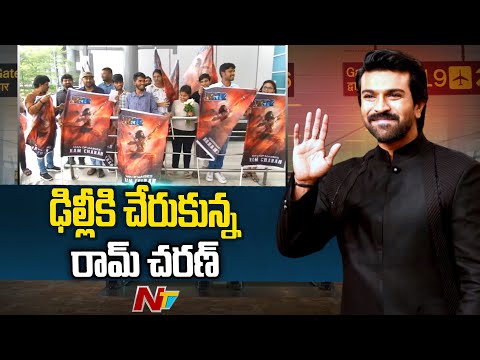 Ram Charan receives warm welcome from fans in Delhi after RRR's Oscar win