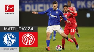 Both Goalkeepers Perform Well | FC Schalke 04 — 1. FSV Mainz 05 | 0-0 | Highlights | Matchday 24