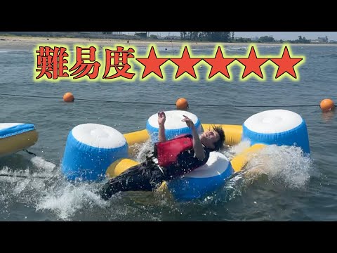 日本一むずかしい海上アスレチックをクリアできるまで帰れません！？ #桜雲学園
