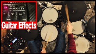 What Happens When You Put Guitar Effects On Drums?