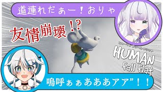【しのん視点】仲良し2人で一緒にクリア目指すんだ〜♪(過去形)【宵河しのん×騒天ゆだ】【 #ヒューマンフォールフラット 】